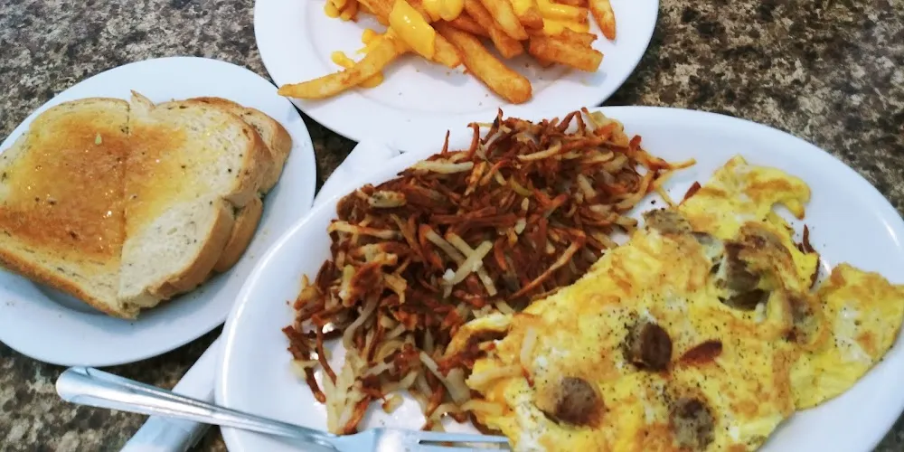 Sausage and Cheese Omelette